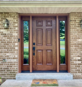 Brown Door in Steelton PA