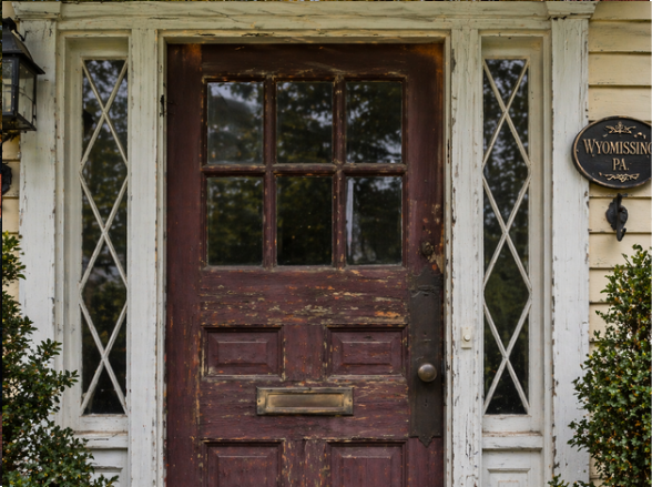 Rustic Front Door in Wyomissing