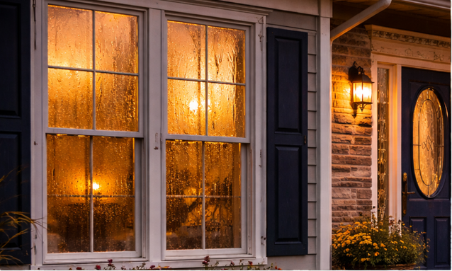 Moist window in sinking spring