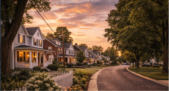 Peaceful neighborhood of Shiremanstown PA