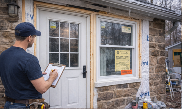 Permit for Door installation in Hanover PA