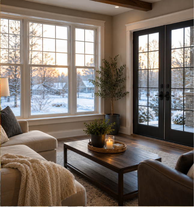 Upgraded windows & doors in Chester Spring